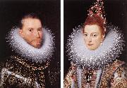 POURBUS, Frans the Younger Archdukes Albert and Isabella khnk oil painting